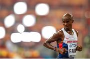 22 August 2015; Mo Farah of Great Britain on his way to winning the final of the Men's 10,000m event. IAAF World Athletics Championships Beijing 2015 - Day 1, National Stadium, Beijing, China. Picture credit: Stephen McCarthy / SPORTSFILE