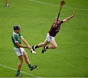 22 August 2015; Colin Ryan, Limerick, in action against Paul Killeen, Galway. Bord Gáis Energy GAA Hurling All Ireland U21 Championship, Semi-Final, Limerick v Antrim. Semple Stadium, Thurles, Co. Tipperary. Picture credit: Ray McManus / SPORTSFILE