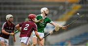 22 August 2015; Cian Lynch, Limerick, in action against Éanna Burke, left, and Declan Cronin, Galway. Bord Gáis Energy GAA Hurling All Ireland U21 Championship, Semi-Final, Limerick v Antrim. Semple Stadium, Thurles, Co. Tipperary. Picture credit: Dáire Brennan / SPORTSFILE