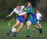 4 February 2009; Paul Flynn, DIT, in action against David Reilly, Athlone IT. Sigerson Cup, DIT v Athlone IT. Grangegorman, Dublin. Picture credit: Stephen McCarthy / SPORTSFILE