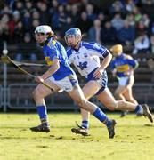 8 February 2009; Patrick Maher, Tipperary, in action against Michael Walsh, Waterford. Allianz GAA National Hurling League, Division 1, Round 1, Waterford v Tipperary, Walsh Park, Waterford. Picture credit: Matt Browne / SPORTSFILE