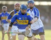 8 February 2009; Conor O'Brien, Tipperary, in action against Gary Hurney, Waterford. Allianz GAA National Hurling League, Division 1, Round 1, Waterford v Tipperary, Walsh Park, Waterford. Picture credit: Matt Browne / SPORTSFILE