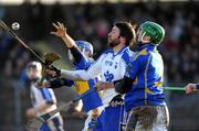 8 February 2009; Dan Shanahan, Waterford, in action against Conor O'Brien and Declan Fanning, 3, Tipperary. Allianz GAA National Hurling League, Division 1, Round 1, Waterford v Tipperary, Walsh Park, Waterford. Picture credit: Matt Browne / SPORTSFILE