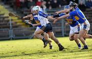 8 February 2009; Stephen Molumphy, Waterford, in action against Diarmuid Fitzgerald, 7, Conor O'Brien, 2, and Paul Curran, Tipperary. Allianz GAA National Hurling League, Division 1, Round 1, Waterford v Tipperary, Walsh Park, Waterford. Picture credit: Matt Browne / SPORTSFILE