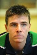 9 February 2009; The Republic of Ireland's Owen Garvan during a press conference ahead of their U21 friendly international against Germany in Turners Cross. Maryborough House Hotel, Cork. Picture credit: Brendan Moran / SPORTSFILE