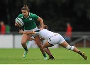 23 August 2015; Louise Galvin, Ireland, is tackled by Mathrin Simmers, South Africa. Women's Sevens Rugby Tournament, Finals, Ireland v South Africa. UCD, Belfield, Dublin. Picture Credit; Eóin Noonan
