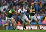 23 August 2015; Cathal McCarron, Tyrone, is tackled by James O’Donoghue, Kerry. GAA Football All-Ireland Senior Championship, Semi-Final, Kerry v Tyrone. Croke Park, Dublin. Picture credit: Ramsey Cardy / SPORTSFILE
