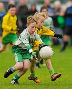 23 August 2015; Action from the Boys U10 & O7 Gaelic Football between Ballinamore, Co. Leitrim and Shannon, Co. Clare. HSE National Community Games Festival, Weekend 2. Athlone IT, Athlone, Co. Westmeath. Picture credit: Seb Daly / SPORTSFILE