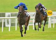 23 August 2015; Herald The Dawn, with Kevin Manning up, on their way to winning the Galileo European Breeders Fund Futurity Stakes. Horse Racing from the Curragh. Curragh, Co. Kildare. Picture credit: Cody Glenn / SPORTSFILE