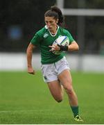 23 August 2015; Amee Leigh Crowe, Ireland, on her way to scoring her side's second try. Women's Sevens Rugby Tournament, Cup Final, Ireland v Japan. UCD, Belfield, Dublin.