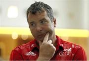 24 August 2015: Pictured is Munster head coach Anthony Foley in attendance at the Guinness PRO12 2015/16 Season Launch. Diageo HQ, Lakeside Drive, Park Royal, London, England. Picture credit: Paul Harding / SPORTSFILE