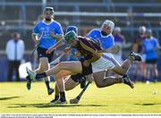 1 June 2016; Conor Devitt of Wexford in action against Shane Barrett and John Bellew of Dublin during the Bord Gáis Energy Leinster GAA Hurling U21 Championship, Quarter-Final, between Wexford and Dublin in Innovate Wexford Park. Photo by Matt Browne/Sportsfile