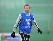 9 February 2009; Republic of Ireland captain Robbie Keane during squad training ahead of their World Cup qualifier against Georgia on Wednesday. Gannon Park, Malahide, Co. Dublin. Picture credit: David Maher / SPORTSFILE