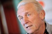 10 February 2009; Republic of Ireland manager Giovanni Trapattoni speaking during a press conference ahead of their World Cup qualifier against Georgia on Wednesday. Grand Hotel, Malahide, Co. Dublin. Picture credit: David Maher / SPORTSFILE