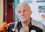 10 February 2009; Republic of Ireland manager Giovanni Trapattoni during a press conference ahead of their World Cup qualifier against Georgia on Wednesday. Grand Hotel, Malahide, Co. Dublin. Picture credit: David Maher / SPORTSFILE