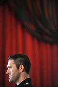 10 February 2009; Republic of Ireland captain Robbie Keane during a press conference ahead of their World Cup qualifier against Georgia on Wednesday. Grand Hotel, Malahide, Co. Dublin. Picture credit: David Maher / SPORTSFILE