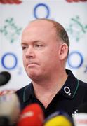 11 February 2009; Ireland head coach Declan Kidney during a press conference ahead of their RBS Six Nations Championship game against Italy on Sunday. Fitzpatrick's Castle Hotel, Killiney, Co. Dublin. Picture credit: Brendan Moran / SPORTSFILE