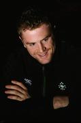 11 February 2009; Ireland's Jamie Heaslip during a press conference ahead of their RBS Six Nations Championship game against Italy on Sunday. Fitzpatrick's Castle Hotel, Killiney, Co. Dublin. Picture credit: Brendan Moran / SPORTSFILE