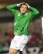 10 February 2009; Shane Lowry, Republic of Ireland. U21 International Friendly, Republic of Ireland v Germany. Turners Cross, Cork. Picture credit: Brendan Moran / SPORTSFILE