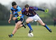 12 February 2009; Ronan Brady, University of Limerick, in action against Ciaran Lyng, UCD. Sigerson Cup, UCD v University of Limerick. UCD, Belfield, Dublin. Picture credit: Stephen McCarthy / SPORTSFILE
