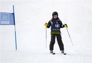 11 February 2009; Rebecca McGonagle, TEAM Ireland, sponsored by eircom, from Clontarf, Dublin, on her way to winning a Bronze medal in a Novice Grade Giant Slalom Event at the Boise-Bogus Basin Mountain Recreation Area. 2009 Special Olympics World Winter Games, Boise, Idaho, USA. Picture credit: Ray McManus / SPORTSFILE
