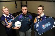 12 February 2009; Mark Vaughan, left, Johnny Magee, centre, and Paul Griffin at the AIB GAA Football Senior Club Championship Semi-Finals press conference ahead of the Kilmacud Crokes game against Corofin in Mullingar, Co. Westmeath on 21st February. Kilmacud Crokes Club House, Stillorgan, Dublin. Picture credit: Pat Murphy / SPORTSFILE