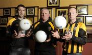 12 February 2009; Pictured at the AIB GAA Club Championship Press Conference are, from left, Crossmaglen's Paul Hearty, manager Donal Murtagh and captain John Donaldson. Crossmaglen will take on Dromcollogher-Broadford in the AIB GAA Football Senior Club Championship Semi-Finals on the 21st of February. Crossmaglen Clubhouse, Crossmaglen, Co. Armagh. Picture credit: Oliver McVeigh / SPORTSFILE