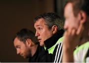 24 August 2015; Mayo joint manager Noel Connelly answers questions during a press conference. Mayo Football Press Conference, Breaffy House Hotel & Spa, Castlebar, Co. Mayo. Picture credit: Seb Daly / SPORTSFILE