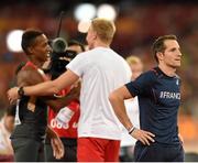 24 August 2015; Renaud Lavillenie of France following the Men's Pole Vault final. IAAF World Athletics Championships Beijing 2015 - Day 3, National Stadium, Beijing, China. Picture credit: Stephen McCarthy / SPORTSFILE