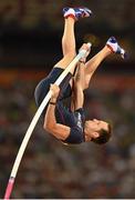 24 August 2015; Renaud Lavillenie of France during the Men's Pole Vault final. IAAF World Athletics Championships Beijing 2015 - Day 3, National Stadium, Beijing, China. Picture credit: Stephen McCarthy / SPORTSFILE