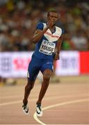 24 August 2015; Rabah Yousif of Great Britain in action during the semi-finals of the Men's 400m event. IAAF World Athletics Championships Beijing 2015 - Day 3, National Stadium, Beijing, China. Picture credit: Stephen McCarthy / SPORTSFILE