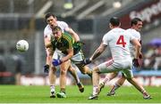 23 August 2015; James O’Donoghue, Kerry, is tackled by Sean Cavanagh, Tyrone. GAA Football All-Ireland Senior Championship, Semi-Final, Kerry v Tyrone. Croke Park, Dublin. Picture credit: Ramsey Cardy / SPORTSFILE