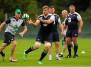 25 August 2015; Ireland's Jordi Murphy in action during squad training. Ireland Rugby Squad Training. Carton House, Maynooth, Co. Kildare. Picture credit: Seb Daly / SPORTSFILE