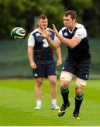 25 August 2015; Ireland's Peter O'Mahony in action during squad training. Ireland Rugby Squad Training. Carton House, Maynooth, Co. Kildare. Picture credit: Seb Daly / SPORTSFILE