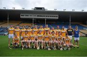 22 August 2015; The Antrim squad. Bord Gáis Energy GAA Hurling All Ireland U21 Championship, Semi-Final, Wexford v Antrim. Semple Stadium, Thurles, Co. Tipperary. Picture credit: Dáire Brennan / SPORTSFILE