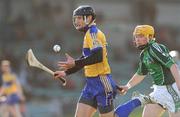 8 February 2009; Tony Carmody, Clare, in action against Paul Browne, Limerick. Allianz GAA National Hurling League, Division 1, Round 1, Limerick v Clare, Gaelic Grounds, Limerick. Picture credit: Brian Lawless / SPORTSFILE