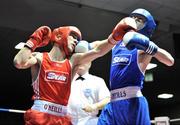 13 February 2009; John Joe Nevin, left, in action against Tyrone McCullough, during their 54Kg bout. National Senior Boxing Championships Semi-Finals, National Stadium, Dublin. Picture credit: David Maher / SPORTSFILE