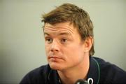 14 February 2009; Ireland captain Brian O'Driscoll during a press conference ahead of their RBS Six Nations Championship game against Italy on Sunday. Stadio Flaminio, Rome, Italy. Picture credit: Brendan Moran / SPORTSFILE