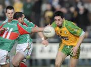 14 February 2009; Rory Kavanagh, Donegal, in action against Trevor Mortimer, Mayo. Allianz GAA National Football League, Division 1, Round 2, Donegal v Mayo, Letterkenny, Co. Donegal. Picture credit: Oliver McVeigh / SPORTSFILE