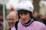 14 February 2009; Jockey Davy Russell after his mount Solwhit won the Red Mills Trial Hurdle. Gowran Park, Co. Kilkenny. Picture credit: Pat Murphy / SPORTSFILE