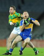 14 February 2009; Daryl McConnell, John Mitchels, in action against John O'Driscoll, Skellig Rangers. AIB All-Ireland Junior Club Football Championship Final, John Mitchels, Lancashire, v Skellig Rangers, Kerry, Croke Park, Dublin. Picture credit: Stephen McCarthy / SPORTSFILE