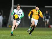 14 February 2009; Tommy McElroy, Fermanagh, in action against Cormac McGill, Meath. Allianz GAA NFL Division 2 Round 2, Meath v Fermanagh, Pairc Tailteann, Navan, Co. Meath. Photo by Sportsfile