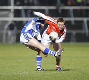 14 February 2009; Charlie Vernon, Armagh, in action against Rory Stapleton, Laois. Allianz GAA NFL Division 2 Round 2, Armagh v Laois, Athletic Grounds, Armagh. Picture credit: Oliver McVeigh / SPORTSFILE