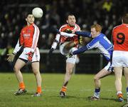 14 February 2009; Martin O'Rourke, Armagh, in action against Pauric Clancy, Laois. Allianz GAA NFL Division 2 Round 2, Armagh v Laois, Athletic Grounds, Armagh. Picture credit: Oliver McVeigh / SPORTSFILE