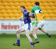 15 February 2009; Danny Keenan, Longford, in action against Ger Rafferty, Offaly. Allianz National Football League, Division 3, Round 2, Offaly v Longford, O'Connor Park, Tullamore, Co. Offaly. Picture credit: Brian Lawless / SPORTSFILE