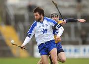 15 February 2009; Dan Shanahan, Waterford, in action against Patrick Donnellan, Clare. Allianz National Hurling League, Division 1, Round 2, Clare v Waterford, Cusack Park, Ennis, Co. Clare. Picture credit: Pat Murphy / SPORTSFILE
