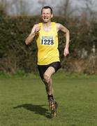 15 February 2009; Dave Morwood, North Belfast Harriers A.C, on his way to winning the Master Mens 7000m race. AAI Intermediate and Masters Cross Country Championship, Tymon Park, Templeogue, Dublin. Picture credit: Tomas Greally / SPORTSFILE