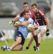 15 February 2009; David Henry, Dublin, in action against Padraic Joyce and Paul Conroy, Galway. Allianz National Football League, Division 1, Round 2, Galway v Dublin, Pearse Stadium, Galway. Picture credit: Ray Ryan / SPORTSFILE