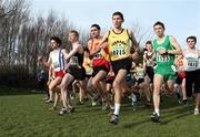 15 February 2009; The start of the Intermediate Mens 10,000m race. AAI Intermediate and Masters Cross Country Championship, Tymon Park, Templeogue, Dublin. Picture credit: Tomas Greally / SPORTSFILE