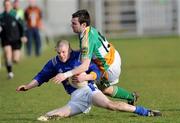 15 February 2009; Dermot Brady, Longford, in action against Ken Casey, Offaly. Allianz National Football League, Division 3, Round 2, Offaly v Longford, O'Connor Park, Tullamore, Co. Offaly. Picture credit: Brian Lawless / SPORTSFILE